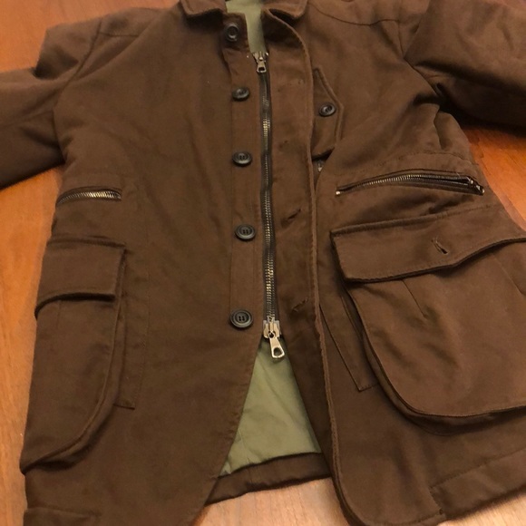 Stunning Messagerie Utility Chore Jacket made In Italy - Picture 2 of 15